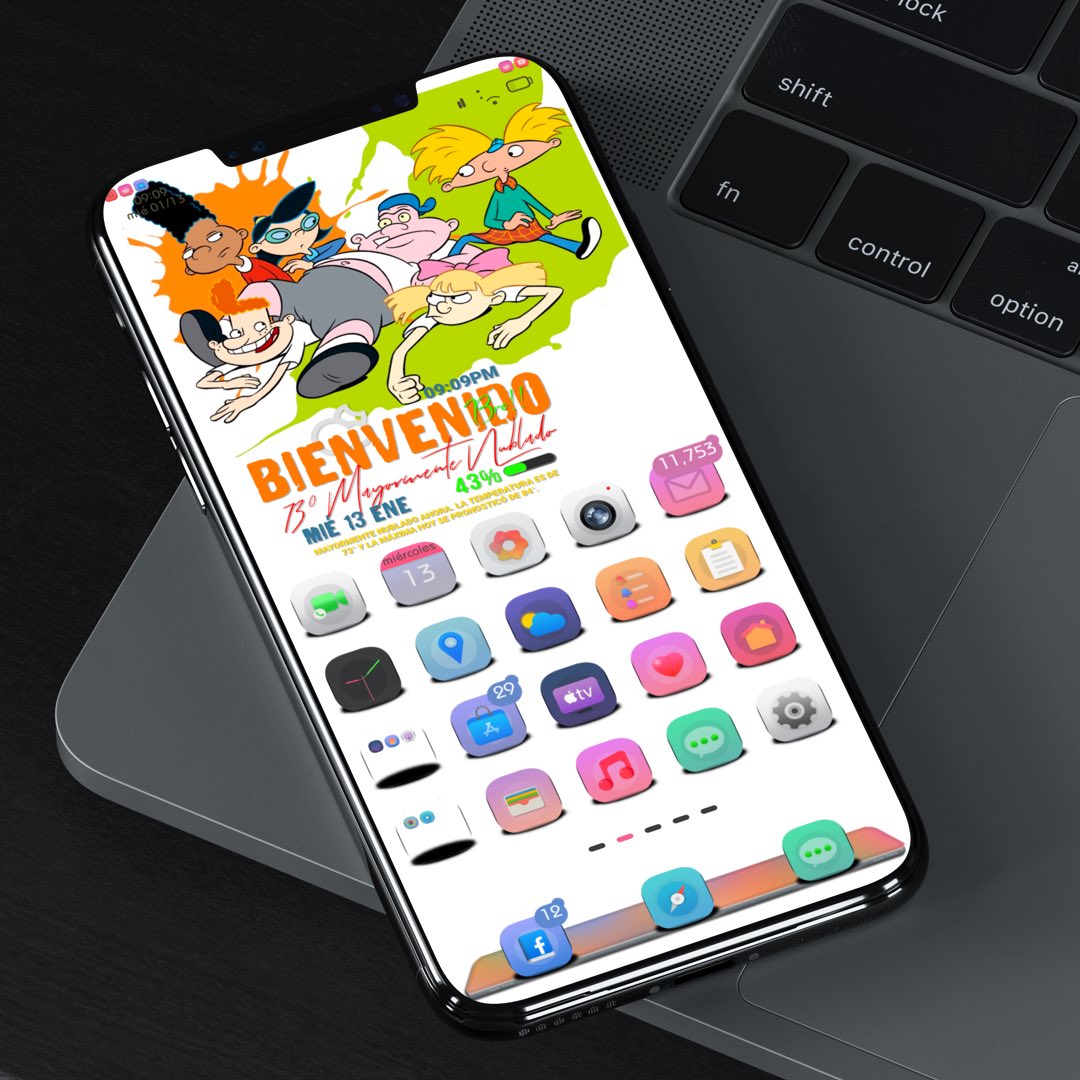 DroopyfranRD's tweet photo. Setup del día ya que el de anoche no se cargó la imagen y ni cuenta me di 🤣🤣
Tema:#aromatheme by @moondr1
Widget:#Dragonpack by @luis9_49
Wall by @SoyKarlaDiaz https://t.co/d73DaTOWPO