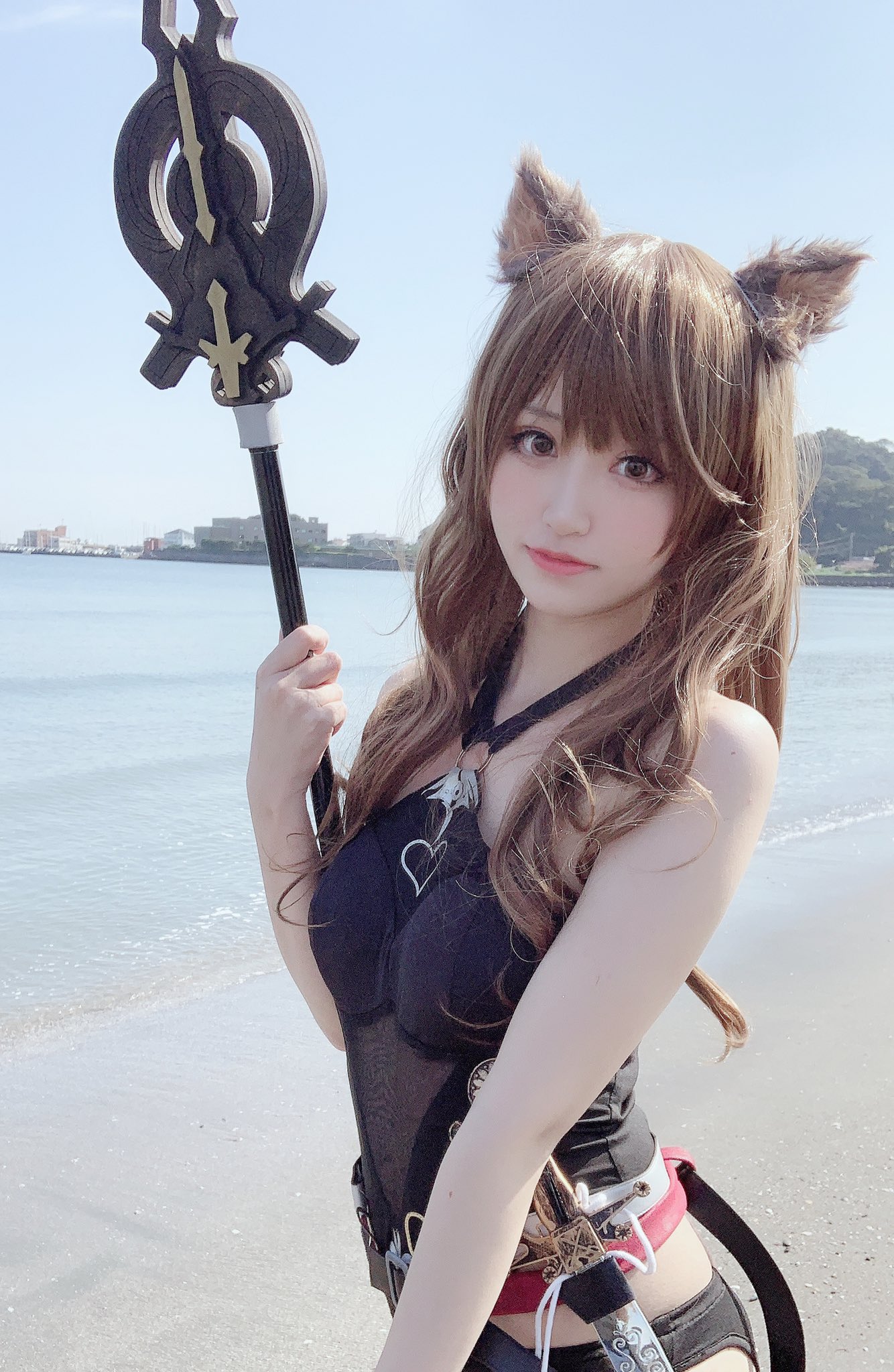 画像,アークナイツの水着セット！夏が懐かしい...#アークナイツ #コスプレ https://t.co/1lbxQVHYKW…