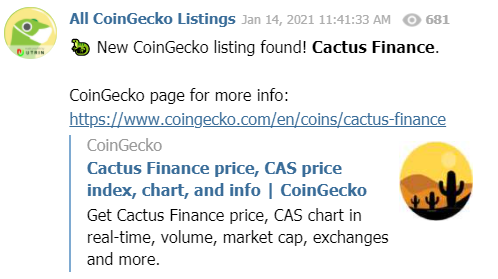 Cactus Finance tweet media