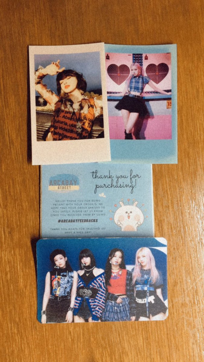 ughjenlisa's tweet photo. the album version 1 finally arrived!! thank you so much, @arcaday_st!! cute pa nung freebies 🥺 #arcadayFeedbacks https://t.co/43H8ozws7D