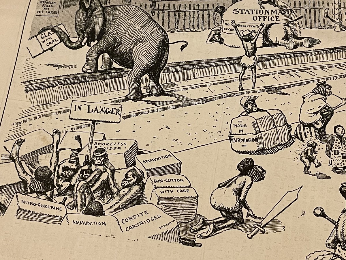By chance, I’d been writing about the role of slave porterage in sustaining the ivory/piano trade - which this railway largely undermined by providing mechanical transportation of elephant tusks!