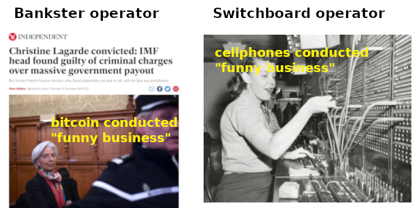 unrealTrumpHero's tweet photo. The world doesn't need #parasite jobs! #Bankster profession is #nonTransparent by force. #Bitcoin can change that replacing #Lagarde criminal activities with fully #automated, #transparent, #reproducible, #secure and #decentralized solution #MakeWorldGreatAgain #stopTheSteal #BTC https://t.co/MbdzdR7A7s