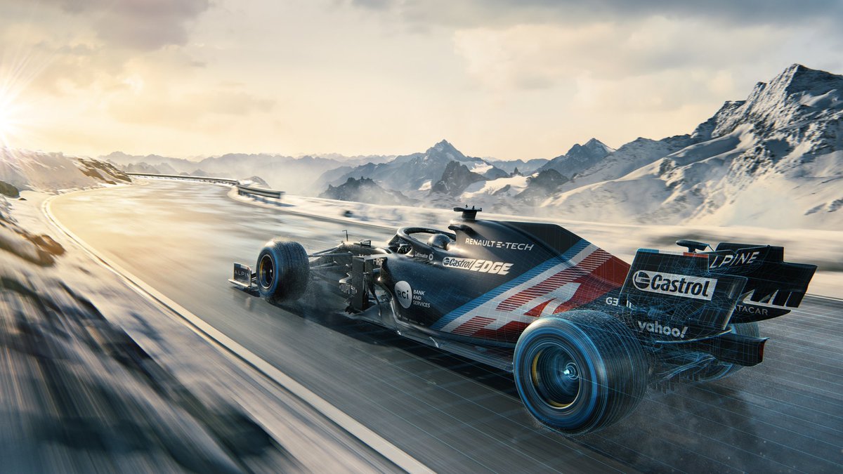 AlpineF1Renault's tweet photo. Welcome to our Winter Livery ! โ๏ธ
#AlpineSpirit https://t.co/zKHpbYXaJF