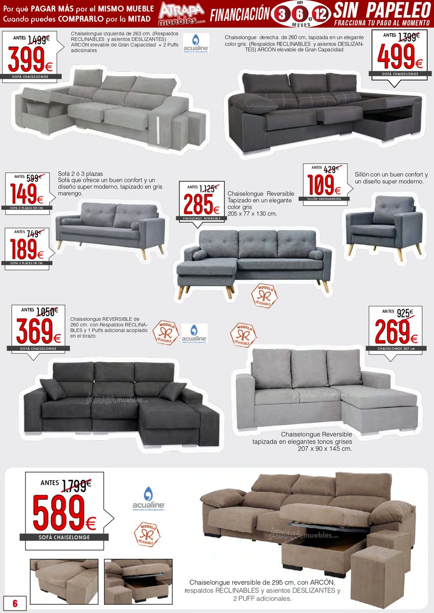 atrapamuebles sofas