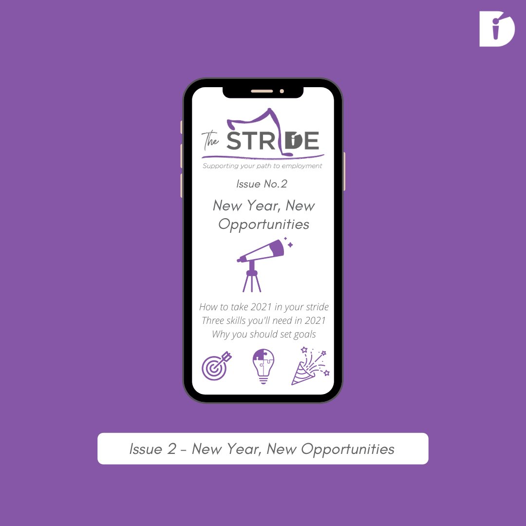 DigiINnovators's tweet photo. Issue 2 of #TheStride is out now! What's inside?

🎉 How to take the new year in your stride
📲 Three skills you'll need in 2021
✅ To set goals or not to set goals?

Subscribe for your fortnightly fix of #careersadvice direct to your inbox - https://t.co/EZEsIIZxcE 🗞️ https://t.co/bdptBytiSe