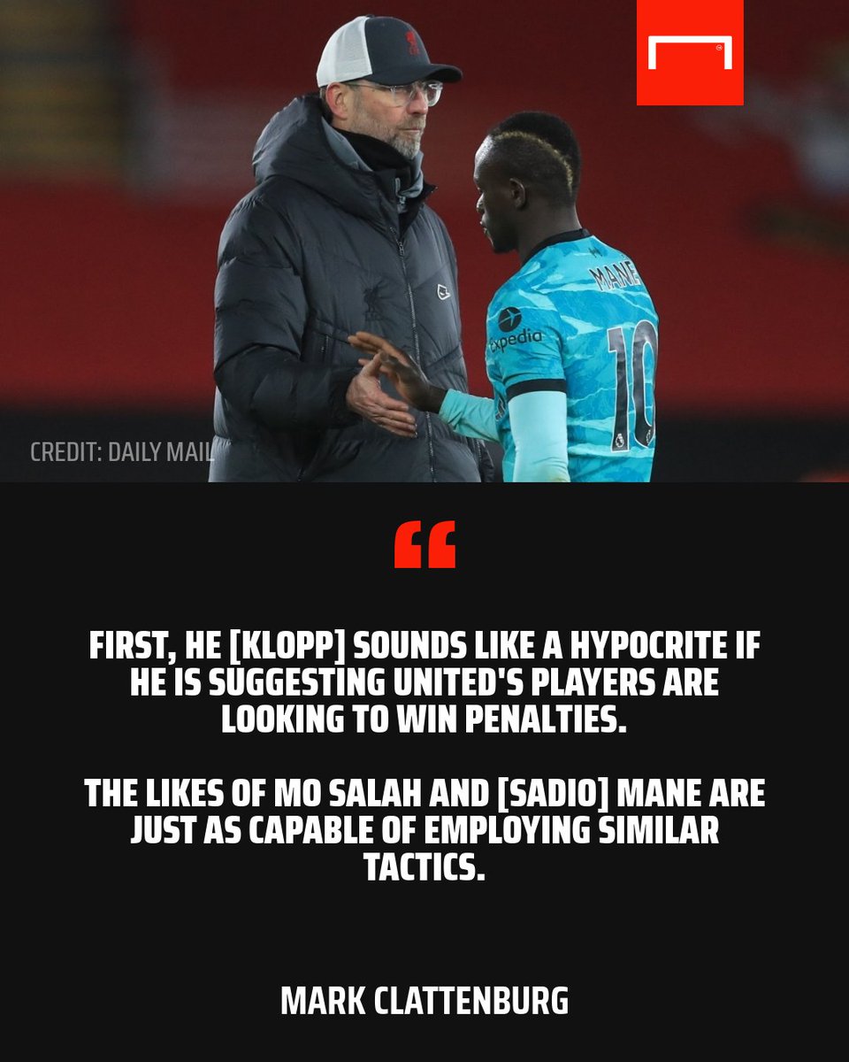 goal's tweet photo. Ex-Premier League referee Mark Clattenburg calls Jurgen Klopp 'a hypocrite' and accuses him of trying to influence referees 😯 https://t.co/tWpTzEGDiQ