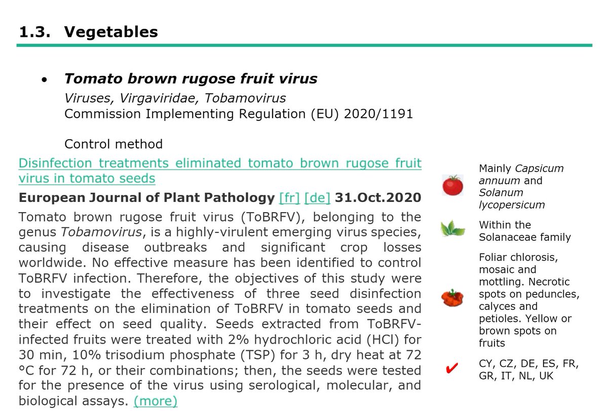 The #PlantHealth ScientificLiteratureMonitoring Newsletter 24 is out now with results of scientific journals #MediaMonitoring by #Medisys platform for the period 1-30/11/2020▶️bit.ly/3snwI0E on @EFSAJournal 
#pinewoodnematode #citruscanker #ToBRFV #ThousandCankersDisease