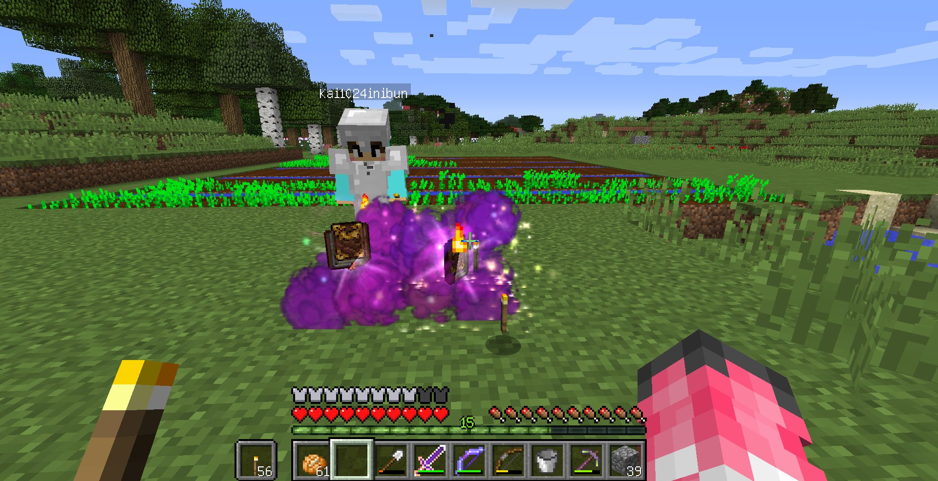 ケイ メインはマイクラ カイと魔法研究 黄昏の森mod制覇したので次は魔法や錬金術などを研究していくmodのソームクラフト6を導入してみました まずサリス ムンドゥスを作って 研究に必要なソーモノミコンと専用の神秘の作業台を作りました T