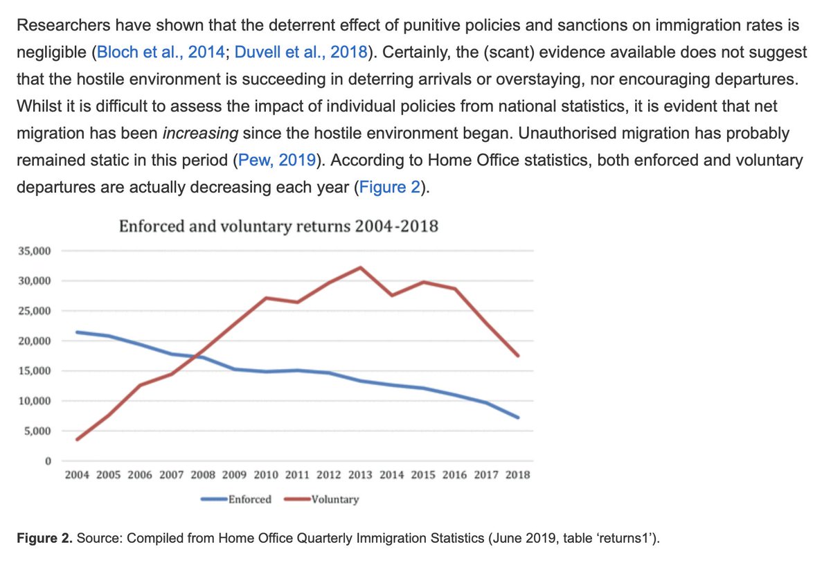 6. There have been some attempts by civil servants at retrospective rationalisation of the policy but on these terms the policy fails very badly indeed.