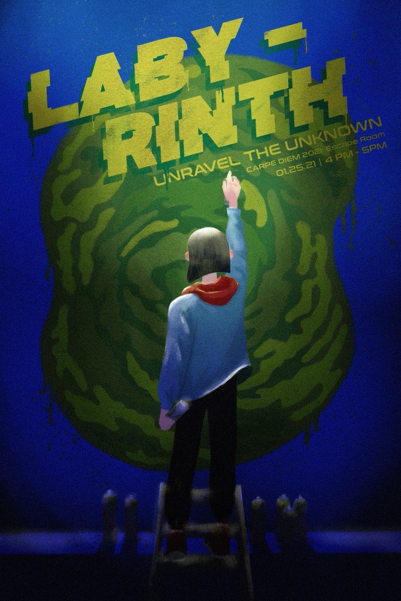 SPCPSports's tweet photo. LABYRINTH: Unravel the Unknown 🧪👀

Get your lab gowns ready for this year's CFS Carpe Diem 2021 : Escape Room. You are on a mission of a lifetime to travel through different dimensions and accomplish challenges to get to your final destination 

Are you up for this mission? https://t.co/MxMcvcbFq1