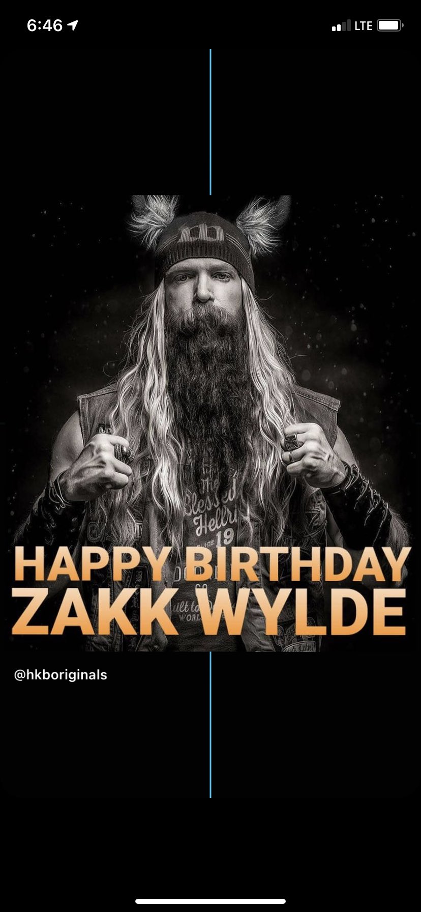 Happy birthday Zakk Wylde of Black Label Society  