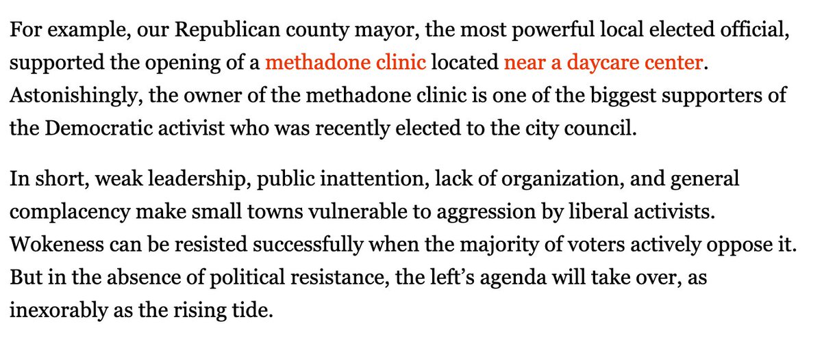 He's also just a miserable bastard who's angry that his own Republican mayor has tried to do something constructive about the opioid crisis.