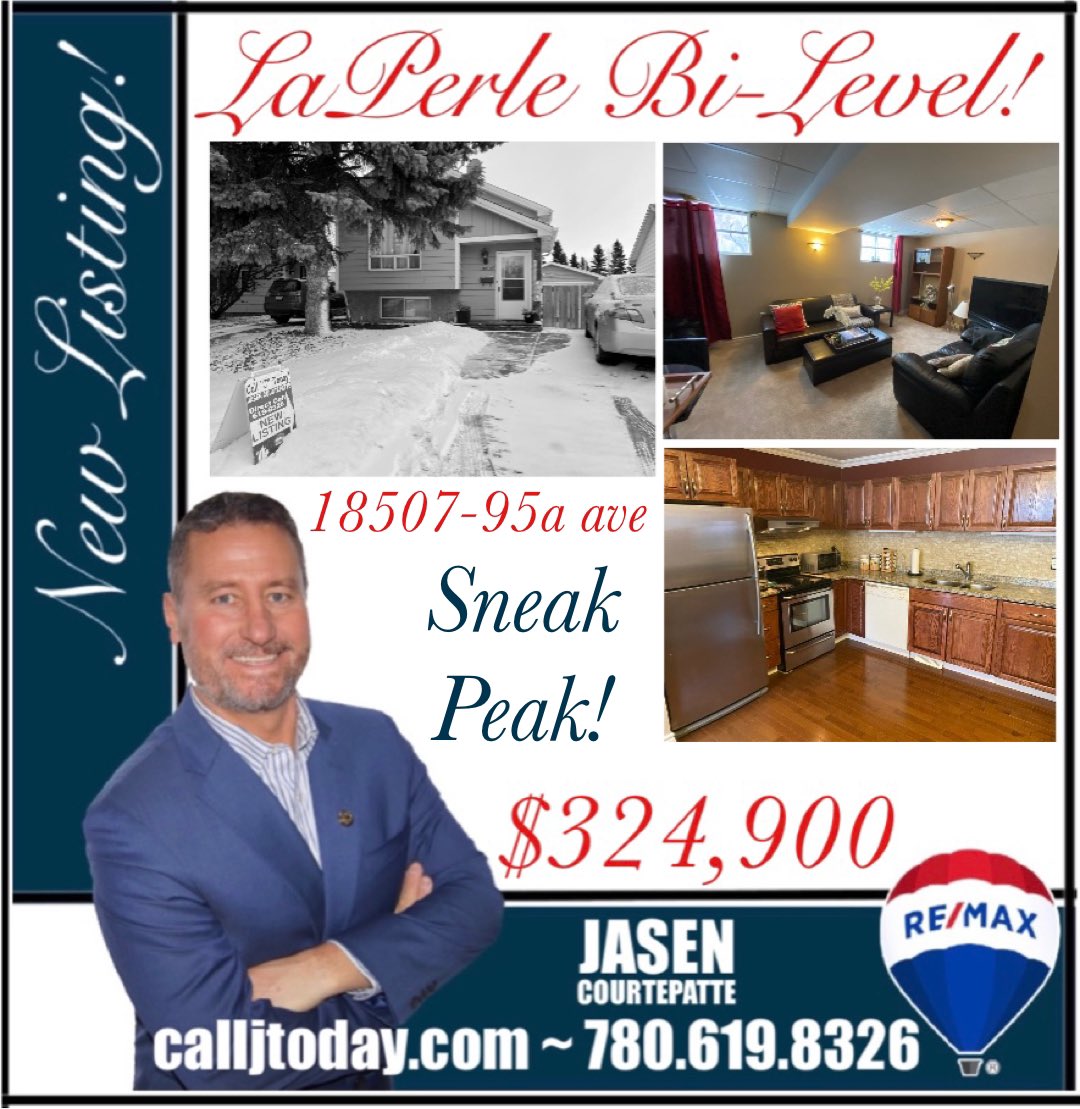 calljtoday's tweet photo. Sneak Peak On This LaPerle Bi-Level. Only $324,900! Great Family Home Walking Distance To Schools! @calljtoday Call J Today! 780.619.8326 #edmontonrealestate #yeg https://t.co/TeofWMABAH