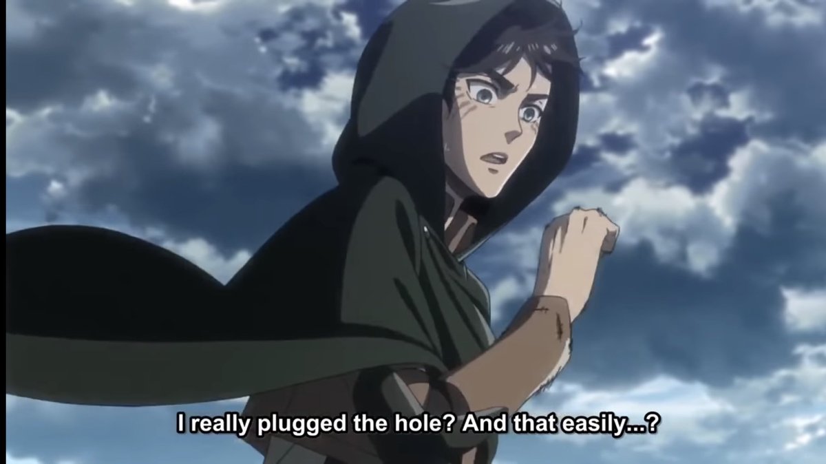 17. Also, even when Eren doubts himself and his abilities, Mikasa always reassures him that he should believe in himself and trust his own judgement.