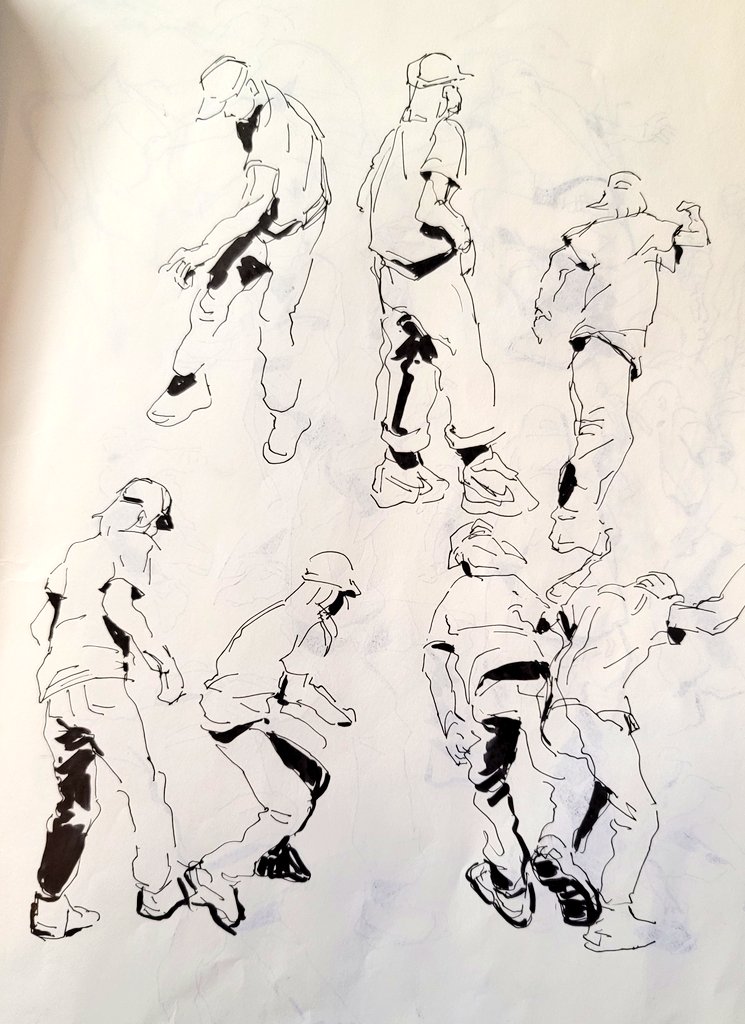 *adds skateboarding to list of videos that are good to do studies off of because you can see the whole figure at once* 
