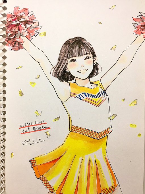 「bangs cheerleader」 illustration images(Latest)｜4pages