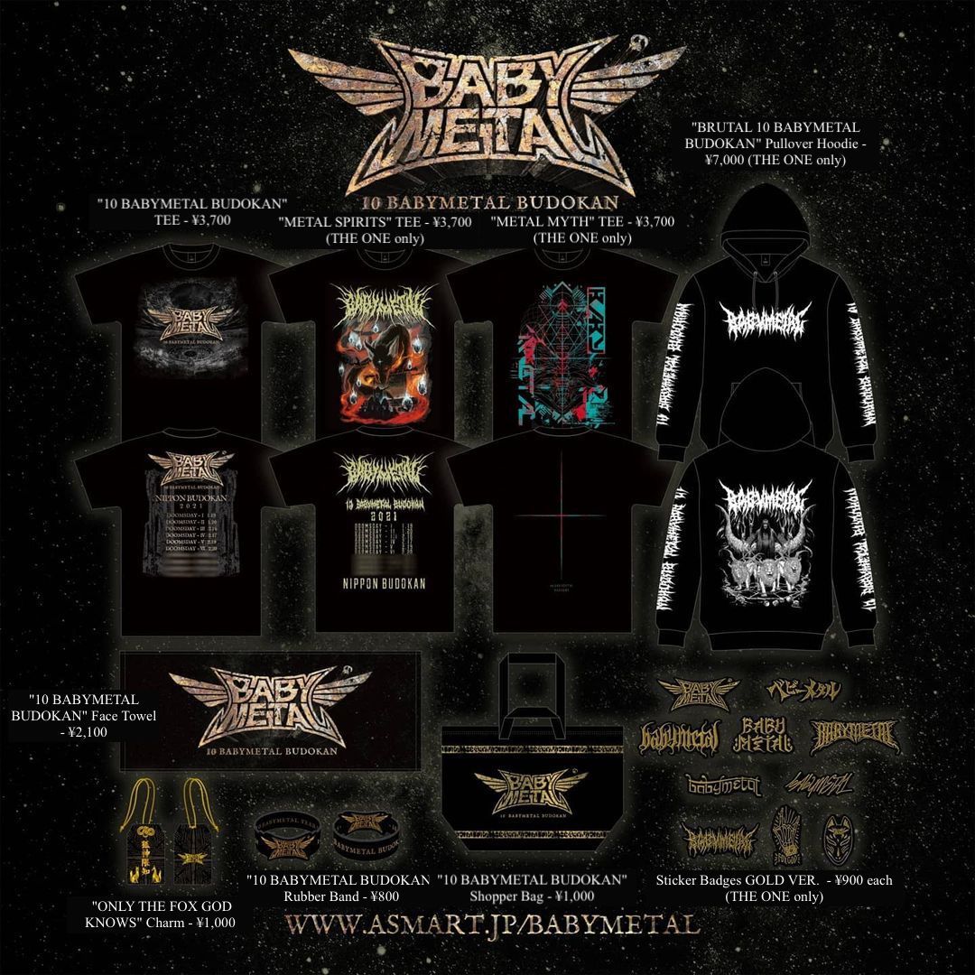 Official Tour Thread - 10 BABYMETAL Budokan - DOOMSDAY - VI [20