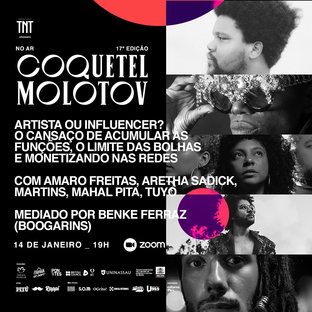 é hoje, às 19h, viu gent? ✨

coquetelmolotov.com.br