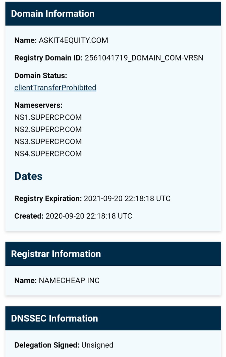 8/  http://askit4equity.com&nbsp;, the site Kelly is directing people to go to instantly be granted Indigenous "status," has only been in existence since late September 2020.Suspicious enough, yet?