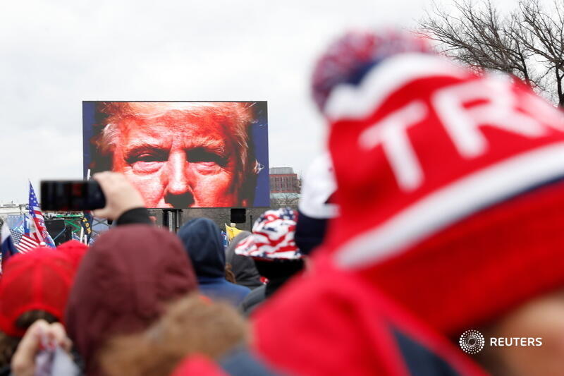 Trump is likely to argue at trial that his remarks were free speech protected by the Constitution’s First Amendment and that, while he told supporters to 'fight,' he did not intend it as a literal call to violence