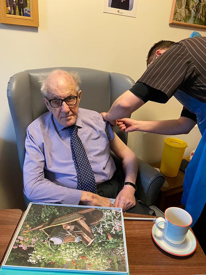 We've had our #AstraZeneca #vaccinations at Spencer Grove care home. Our resident's are delighted and hopeful that soon our world will return to normal ❤ #carehome #COVID19
