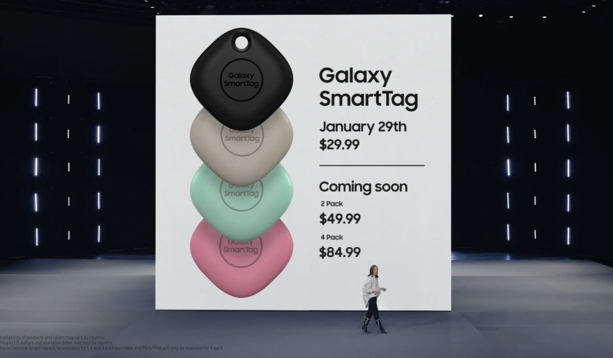 MikeFeibus's tweet photo. New @Samsung #GalaxySmartTag. Because we all need to find our stuff! #SamsungUnpacked #SamsungEvent #smartphone https://t.co/hTrHpbE3Iy