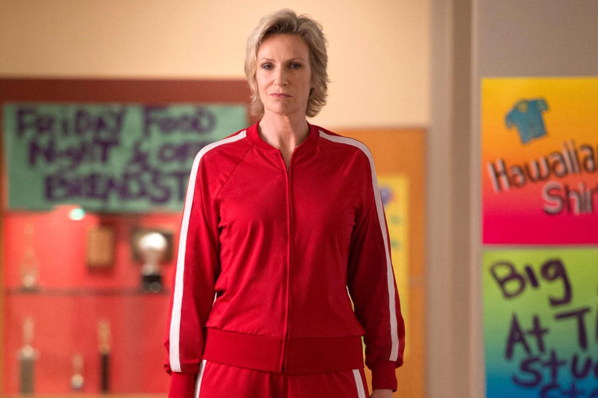 13. Sue Sylvester 6/5- she does a lot- she won’t stop
