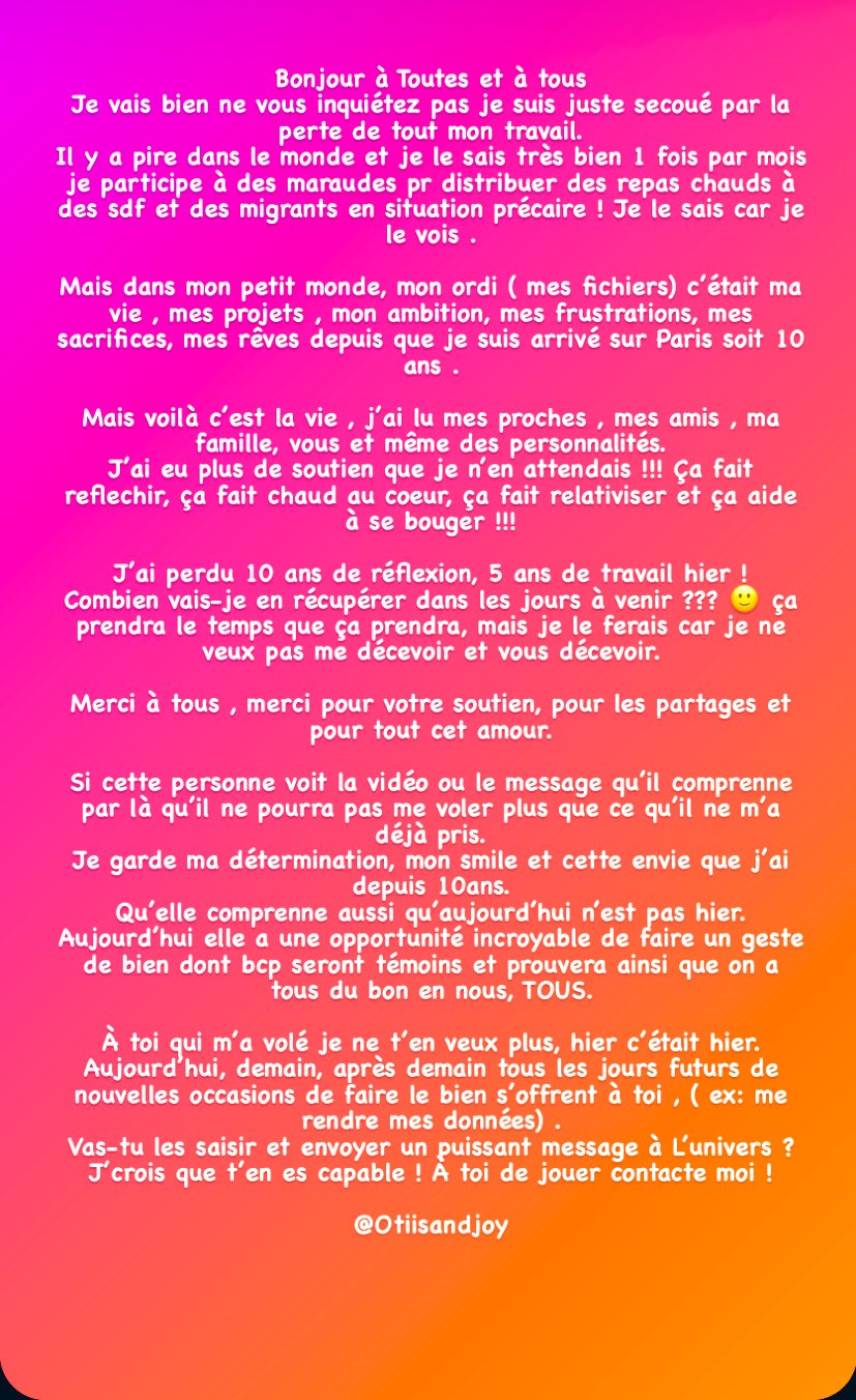 טוויטר Otis Enjoy בטוויטר Hier C Etait Hier Aujourd Hui Et Demain Sont Plein D Espoir Du Plus Profond De Mon Ame Merci Pr Vos Conseils Vos Encouragements Vos Partages T Co Xokdmiqsbx