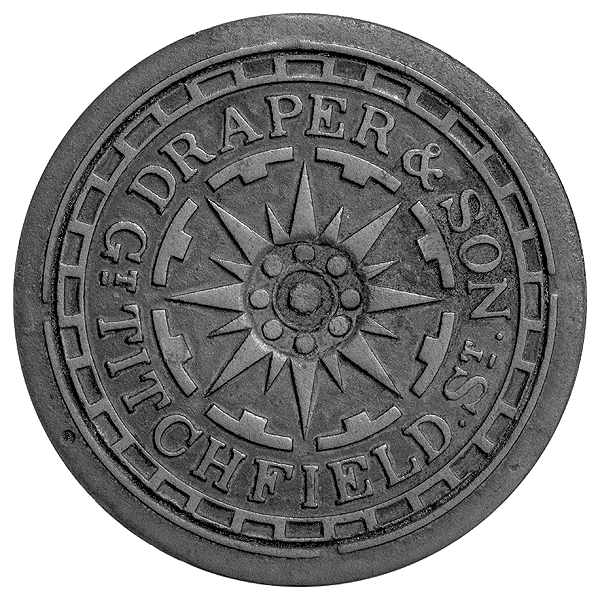 CoversUnderfoot's tweet photo. London, W1 coal plates, day 11: Four of Joseph Draper &amp; Son, ironmongers who were at 67 Great Titchfield St.1877-1932. The family had run a shop in Great Titchfield St, from at least 1841 with Joseph's father &amp; mother being successively in charge. The son was George then Sydney. https://t.co/K9W4UZYm9m