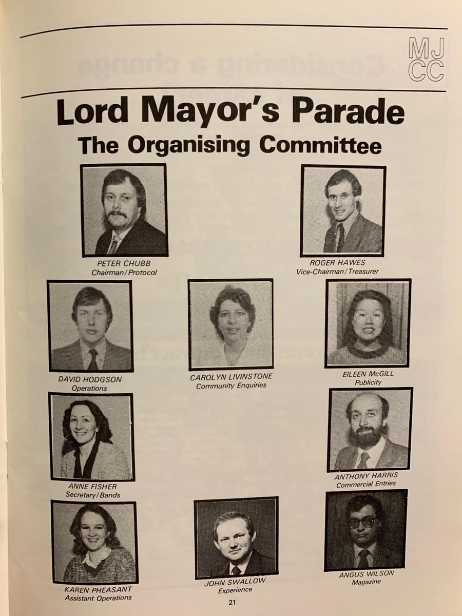 JCIManchester's tweet photo. We're not sure if you know but #JCIManchester has a really interesting and amazing history! π
Here are some great photos from a chamber brochure in the late '80s. In the brochure, you can see the committee & their work organising The Manchester Parade π #ThrowbackThursday #JCI https://t.co/0PLjYhudBb