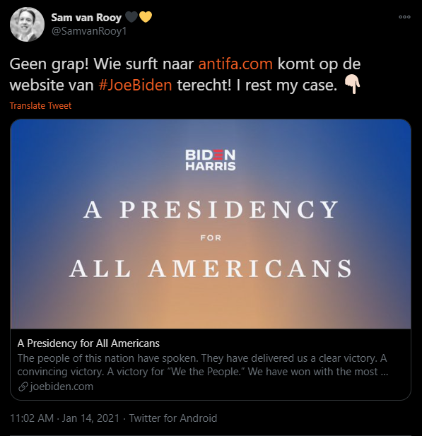 Kap1teinn's tweet image. Geen grap! Wie surft naar dorpsgek.be komt op de website van #SamVanRooy terecht! I rest my case.