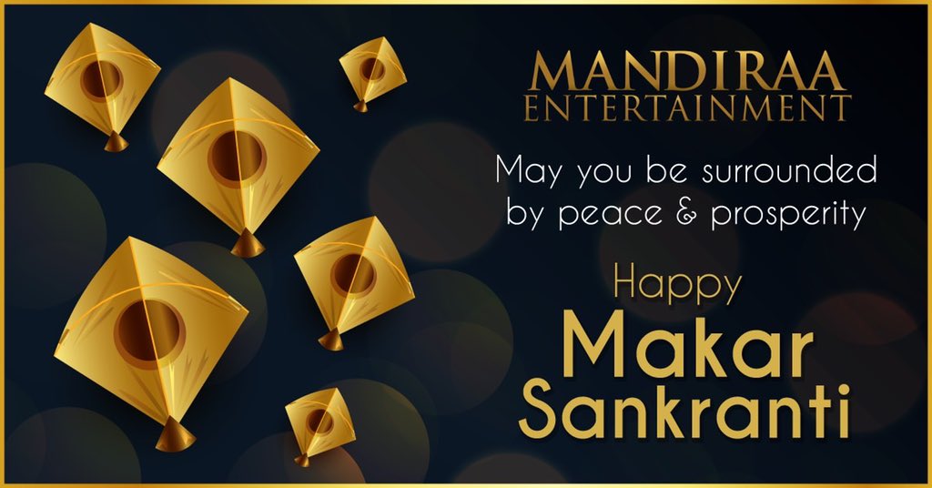 This Makar Sankranti, may the sun radiate peace, prosperity, and happiness in your life today and always. #MandiraaEntertainment #MakarSankranti
