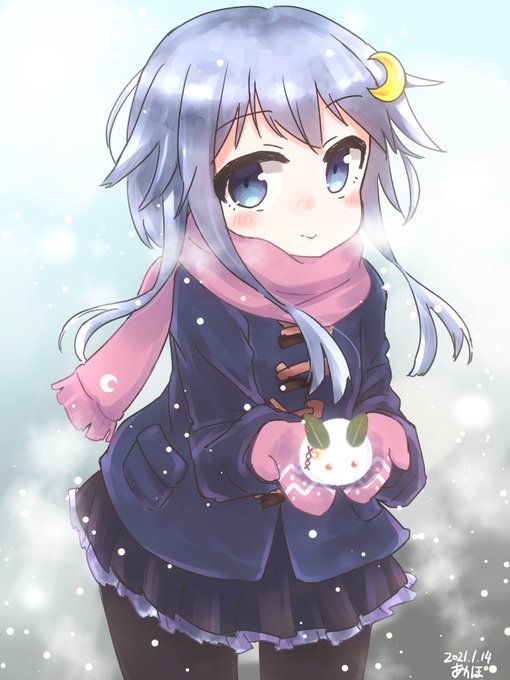 雪の積もったある冬の日、弥生が嬉しそうに何かを持ってきた
「司令官…これ…誰に見えますか…?」 