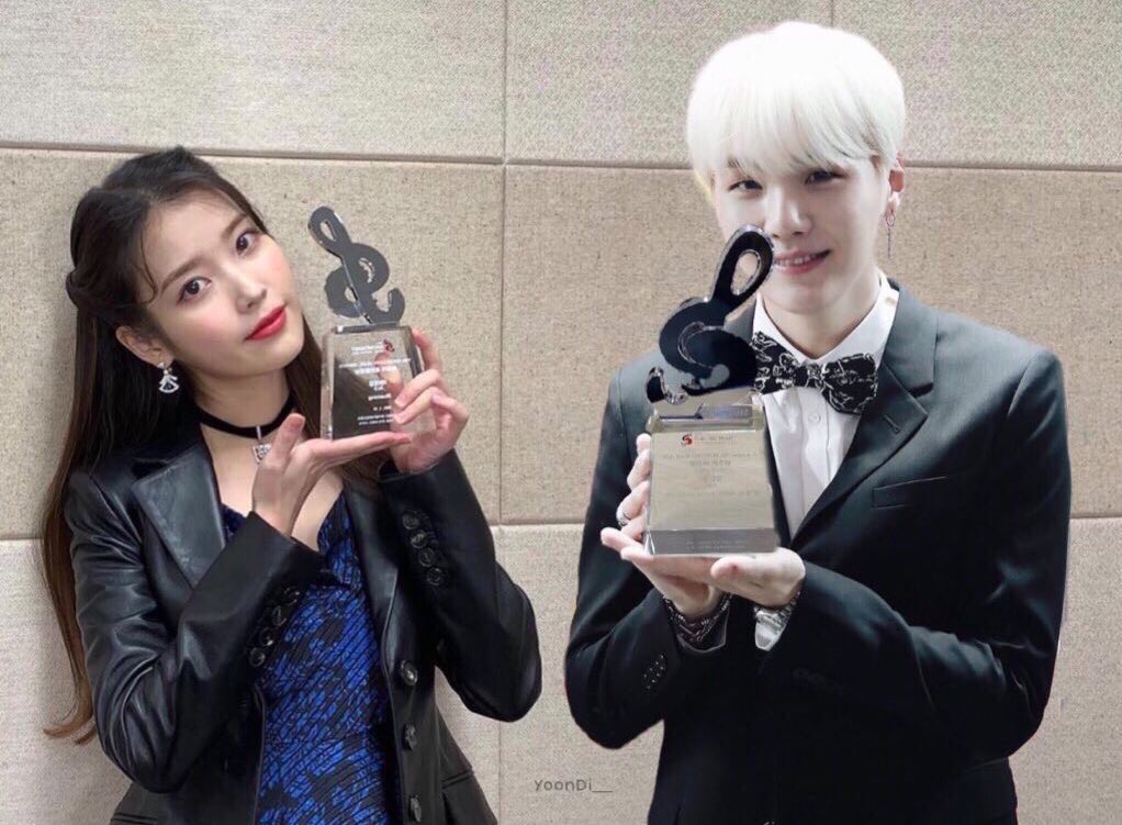 congratulations to IU and Prod SUGA  you really deserve it! so proud of you 💜
#ProdSUGA1stWin #EightSOTY