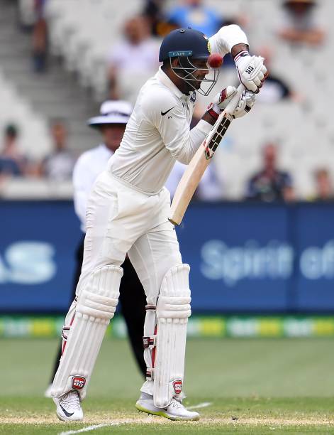 And then came IND vs AUS tour 2018-19. Didn't played the 1st test. 2nd test - Replaced Rohit. Scored 20(46), 28(75) + took 2 wickets of set batsmen - Shaun Marsh and Marcus Harris.