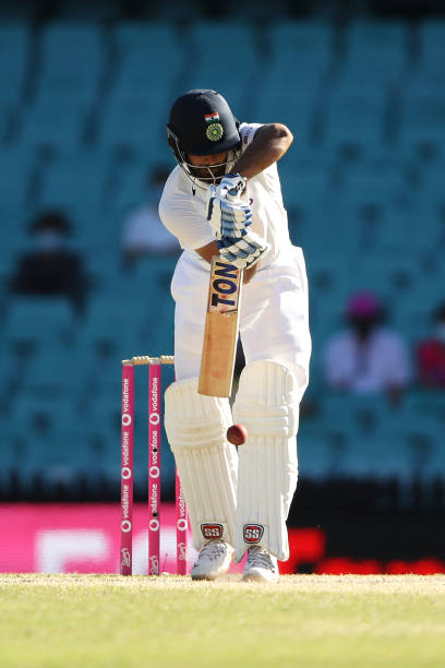 But, he carried on. And from that point, he barely ran between the wickets. With Ashwin for company at the other end to offer constant encouragement, he scored a gritty 23*(161) and help India to draw the test match.