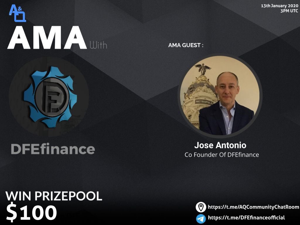 DFE_Finance's tweet photo. Questions asked at JOSE ANTONIO on AMA yesterday can be found here https://t.co/GvK5VivcNj https://t.co/g2XfOeKK4B
