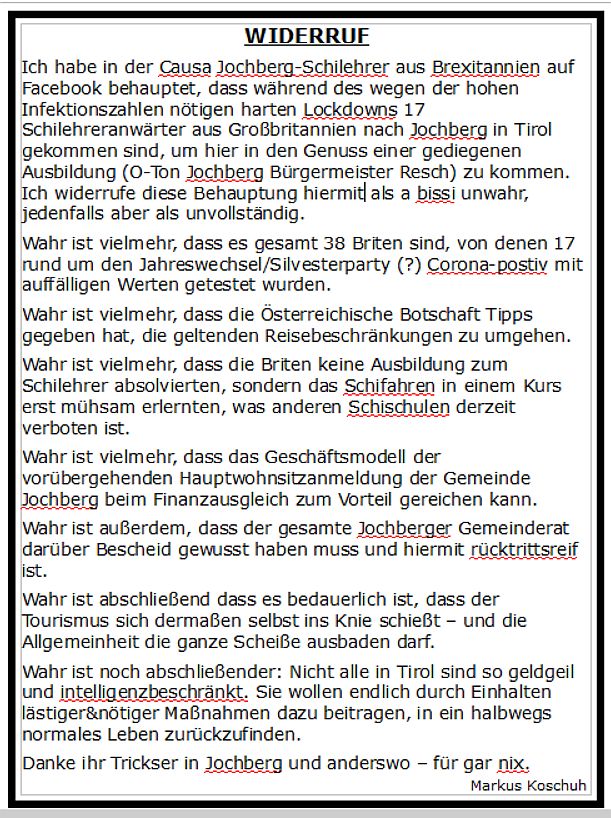 #jochberg #tirol #lockdown #tourismus