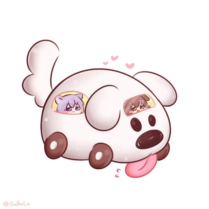 ?PUI PUI 細い犬の車!?
#できたてころね #絵かゆ #おかころ 
#細い犬 #molcar #モルカー 