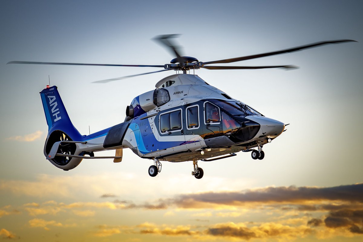 HelicoIndustry's tweet photo. ANH's H160 has performed its first flight 
@AirbusHeli 
#WeMakeItFly #H160ReasonsWhy

https://t.co/qJ4g1fDjNe https://t.co/3ZQc1rAeaJ