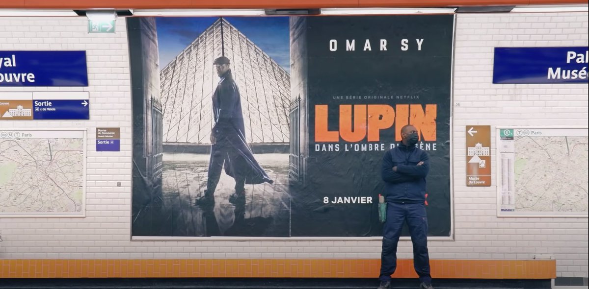 actusmediasadco's tweet photo. @OmarSy en colleur d’affiches incognito pour Lupin | Actus, Médias &amp; Co https://t.co/tMnV44pwPo 

#lupinnetflix #Lupin #sérietv #netflix #omarsy #marketing #métro #série @NetflixFR https://t.co/7A0dKVdZgO