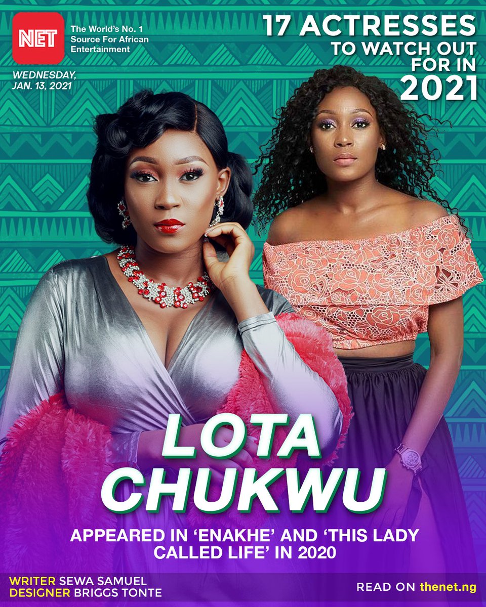 Last year,  @TheLotaChukwu took on a new role on Africa Magic’s ‘Enakhe’ as ‘Jacinta Osaghie’ and also appeared in Kayode Kasum’s ‘This Lady Called Life’.