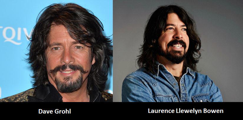 They must be long lost twin brothers  Happy Birthday Dave Grohl 