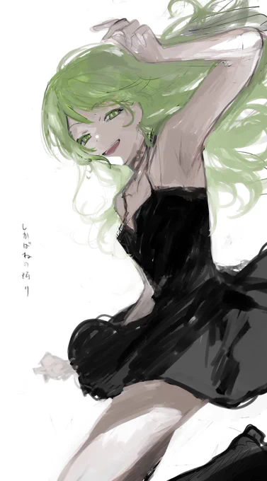 今月恐ろしく絵が描けない予定なので年末描いたラフで茶を濁す?ちゃんと完成させます… 
