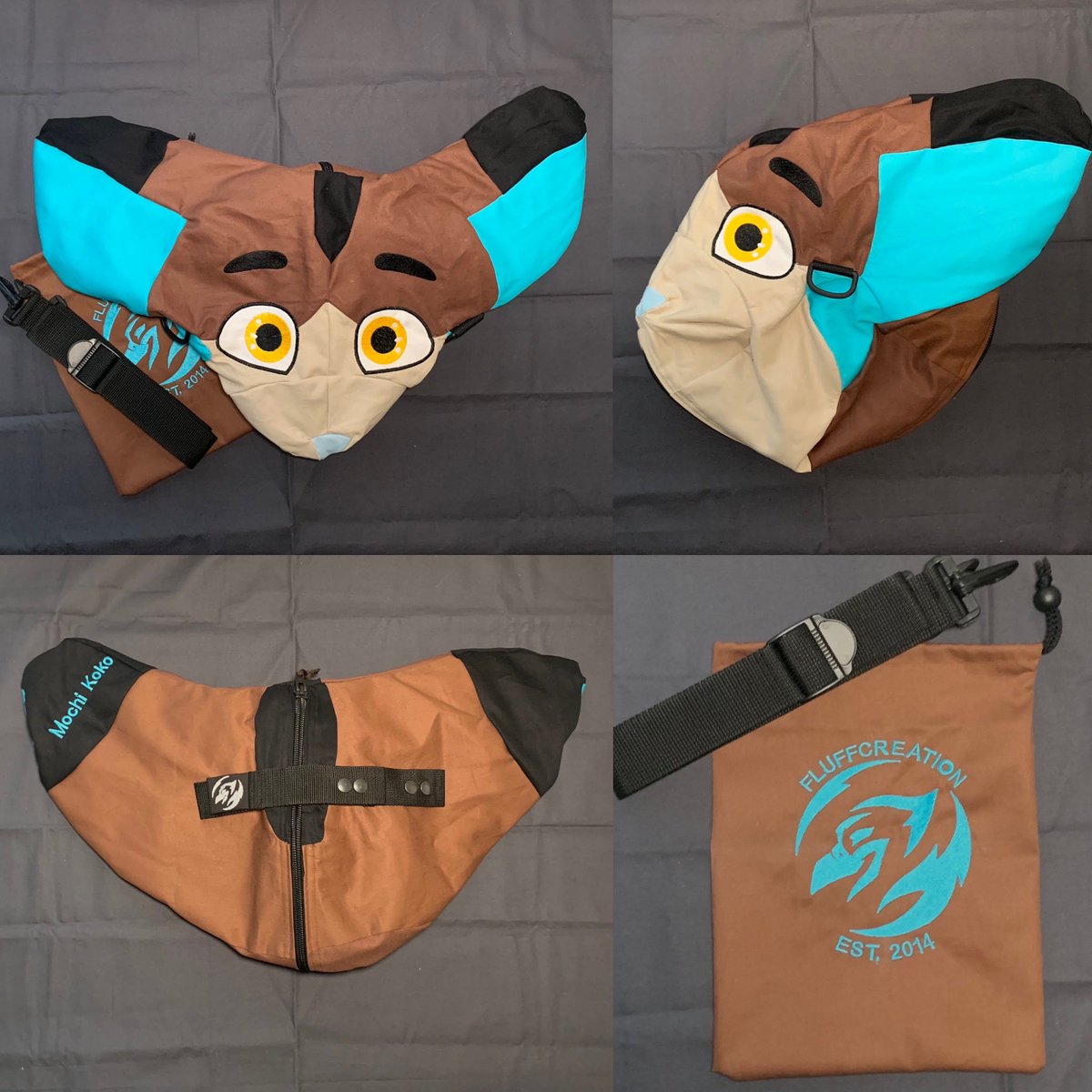 Fluffcreation's tweet photo. And here we go a new original fursuit headbag finished ready to ship! And ialready work on the next one to finish today! #productivebird #fluffcreation https://t.co/Xu2osMgU8p
