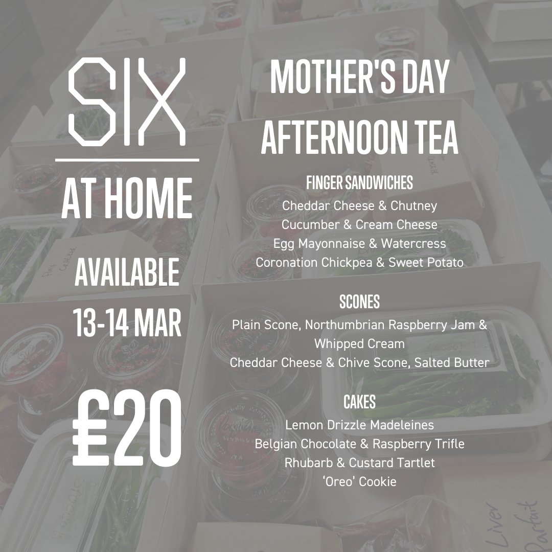 We're excited to announce that #sixathome is back! Over the next few months we'll be running one special menu for just one weekend only. First up - #veganuary feast (29-31 Jan). All three menus are available to order online now: sixbaltic.com/sixathome