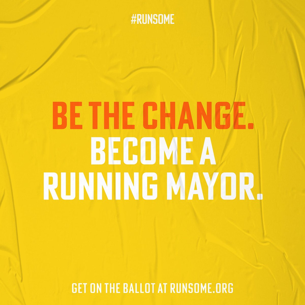 RunSomeHQ's tweet image. Calling all runners 📣 Calling all runners 📢. Might you be one of the world's first Running Mayors? Or might you know just the person for your city or town? Apply before the end of January at runsome.org #runsome #runningmayor  #activetravel 🏃🏿‍♂️🏃🏽‍♂️🏃🏻🚴🏿‍♀️🚶‍♀️