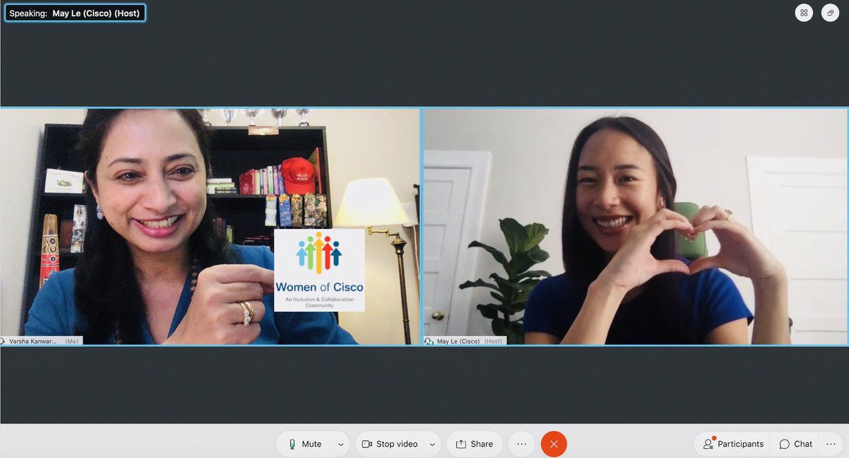 VarshaKanwar's tweet image. #ThankfulThursday with this dynamic #EarlyInCareer superstar 🤩 @may__le . So proud to be part of your inspiring career journey since the baby #Cisconian days May 😻 and super thrilled that now we get to work together as part of #CiscoCX Partner Experience initiative. #WeAreCisco