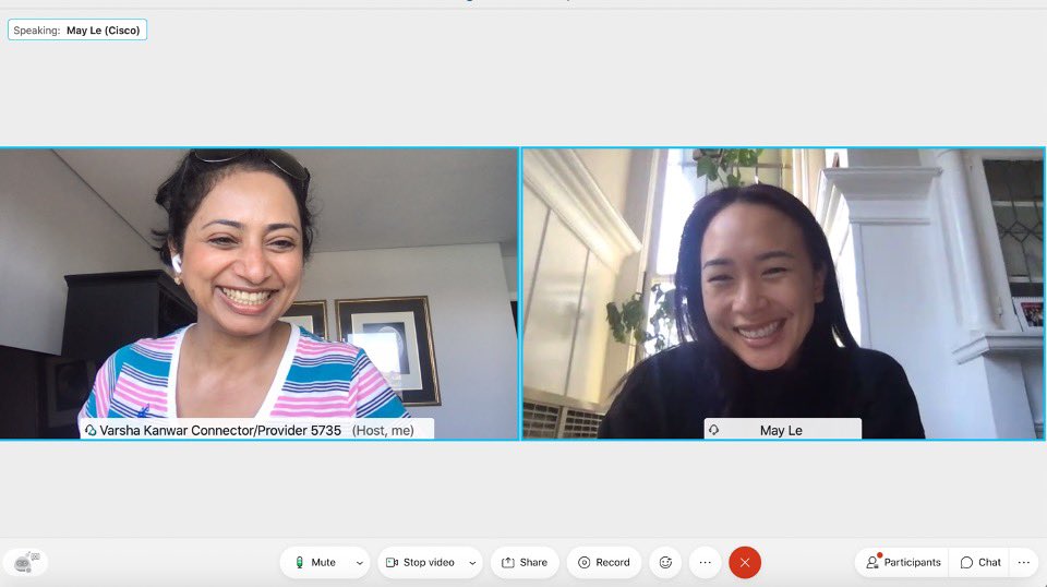 VarshaKanwar's tweet image. #ThankfulThursday with this dynamic #EarlyInCareer superstar 🤩 @may__le . So proud to be part of your inspiring career journey since the baby #Cisconian days May 😻 and super thrilled that now we get to work together as part of #CiscoCX Partner Experience initiative. #WeAreCisco