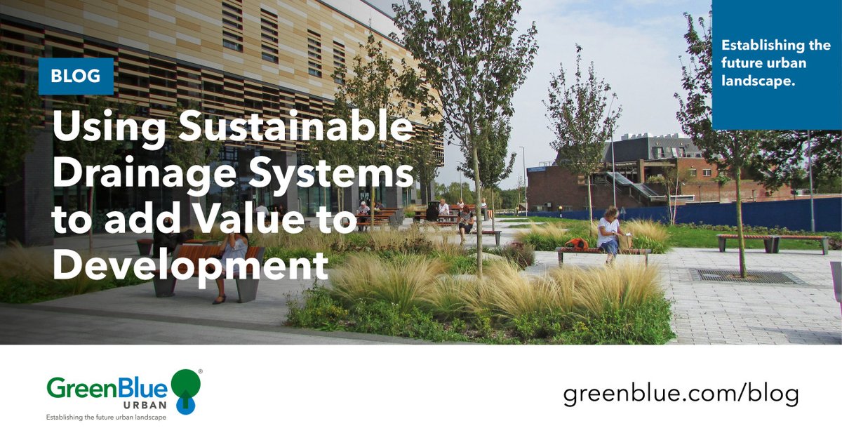 GreenBlueUrban's tweet photo. Using Sustainable Drainage features calls on developers, designers and planners to adopt a new way of thinking - making use of green infrastructure alternatives. Discover more on how GreenBlue can support: https://t.co/WKKok1IyPz #SuDS #LID #GreenInfrastructure https://t.co/lyRxEFcKcs